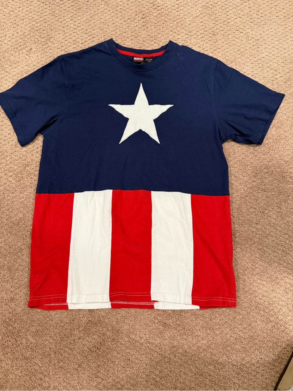 Marvel Captain America Costume T-Shirt